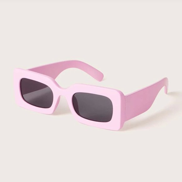 NEW Pink oversized square sunglasses pink glasses - Picture 8 of 9